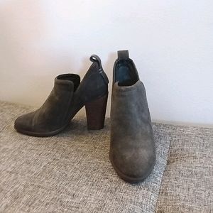 Vince Camuto Grey Suede Booties